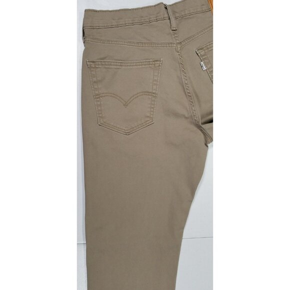 Levi's 541 Straight Fit Khaki Stretch Jeans Pants Men's W32 L32 Western Casual - Picture 16 of 16